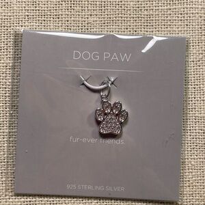Origami Owl Core Dog Paw Sterling Silver Charm